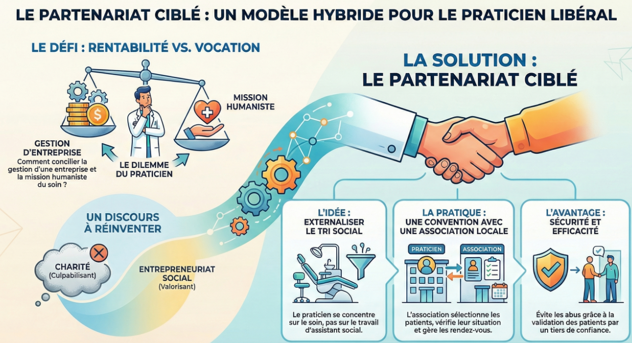 Le Partenariat Ciblé : Convention avec associations locales pour externaliser le tri social tout en maintenant l'efficacité